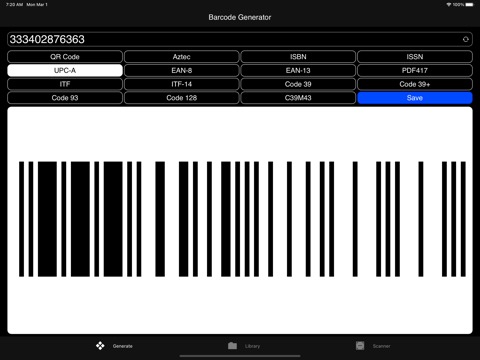 Barcodes Generator Unlimitedのおすすめ画像1