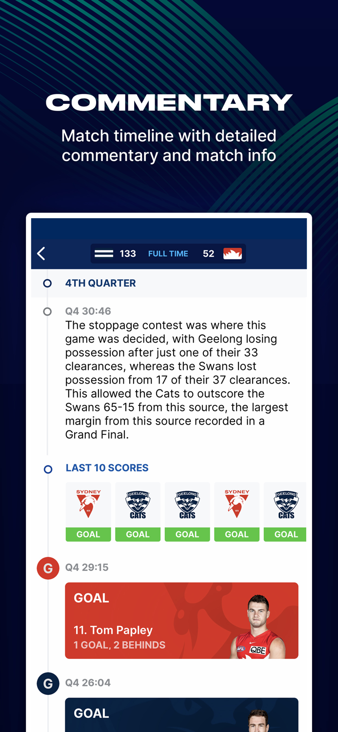 AFL Live Official App
