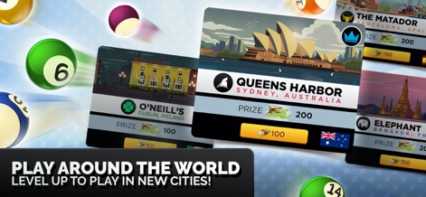 Kings of Pool - Explore diverse international venues like 'O'Neill's Dublin' and 'Queens Harbor Sydney', each offering unique prize opportunities and competitive stakes.