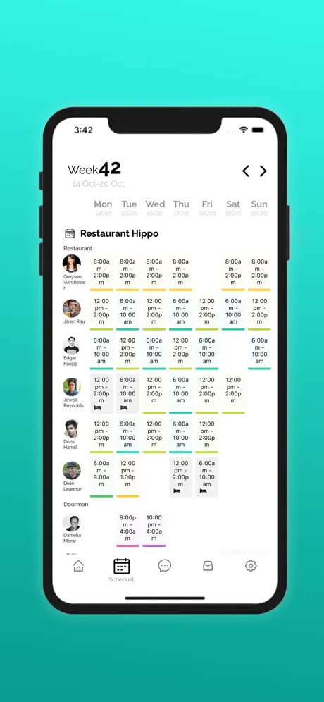 TimeTo.Work - staff schedule