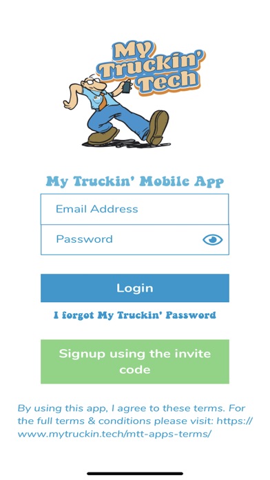 My Truckin' Mobile App Screenshot