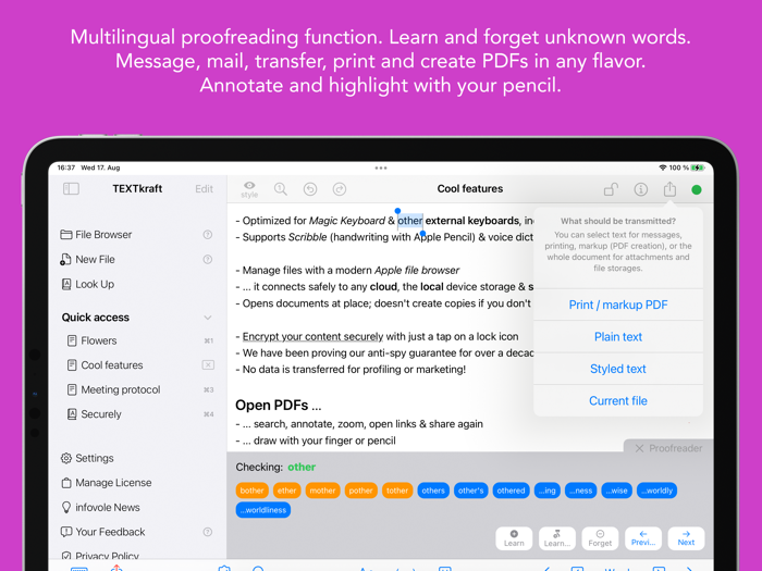TEXTkraft 5 Text Markdown PDF