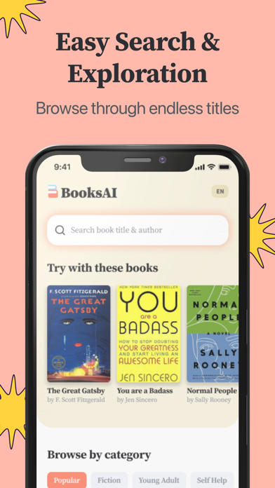 BooksAI - AI Book Summaries Screenshot