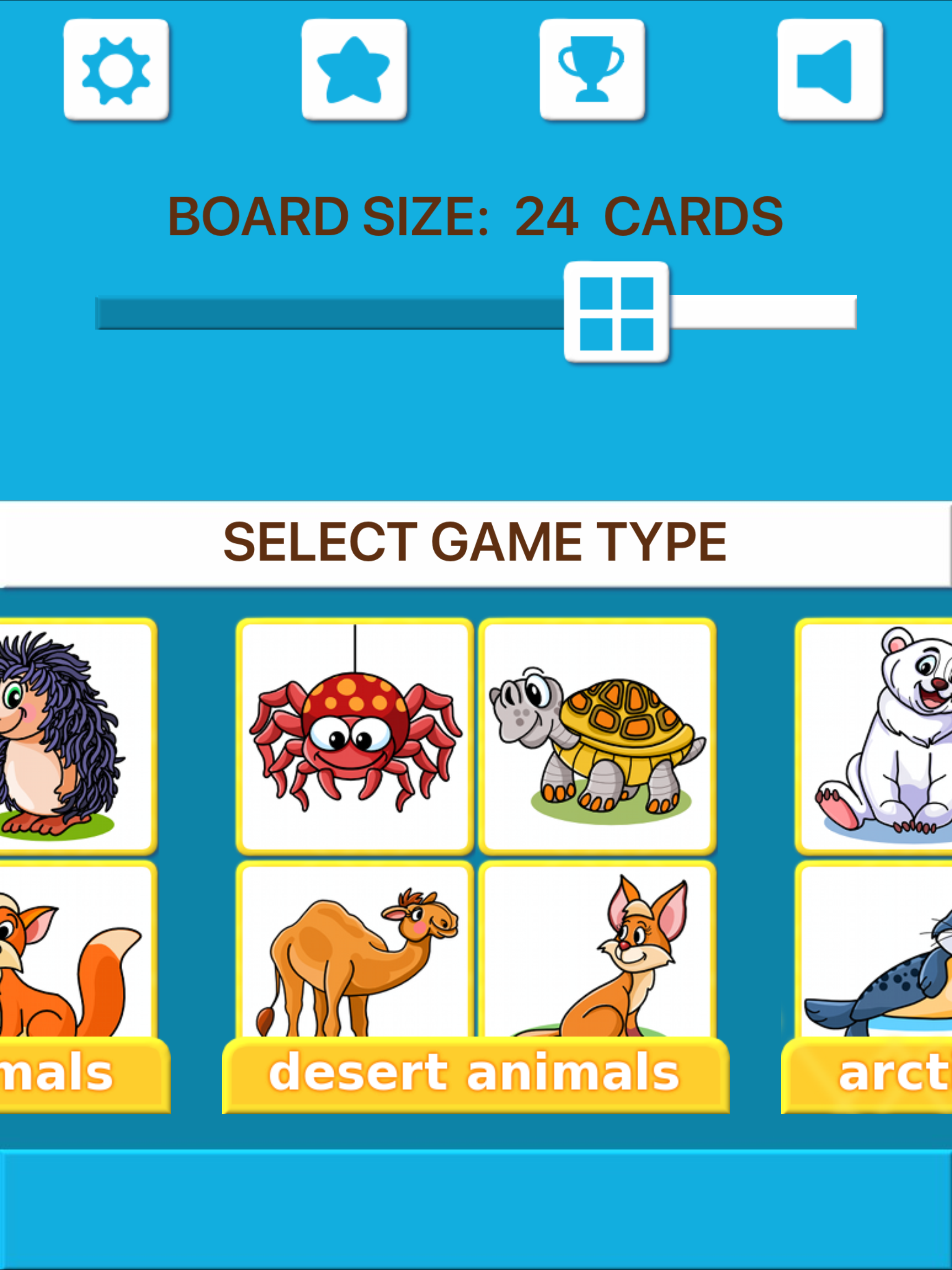 Animal Memory Matching Games