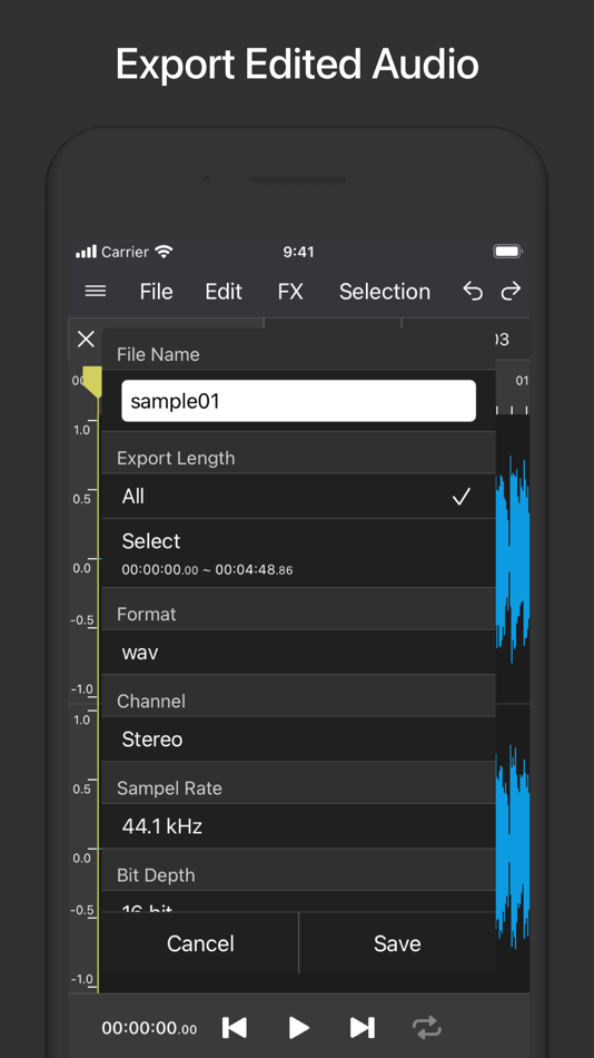 #4. Audio Editor & Tool (iOS) 由: Nobutaka Yuasa