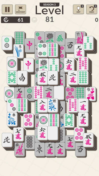 Mahjong Solitaire 100 Screenshot