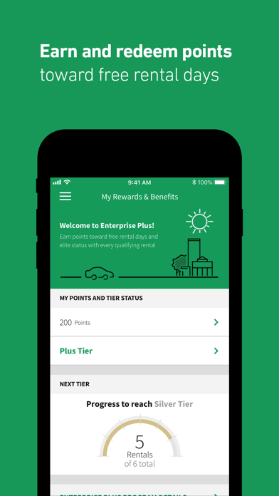 Enterprise Rent-A-Car Screenshot
