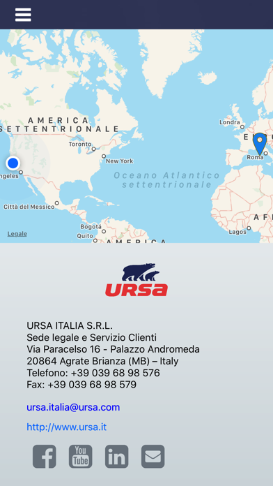 URSA prodotti e soluzioni Screenshot