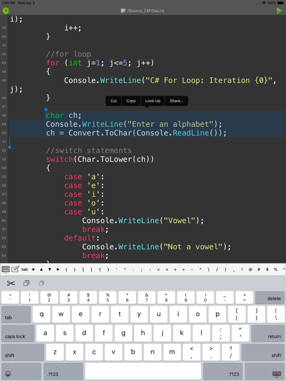 Screenshot #6 pour C# Programming Compiler