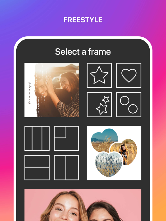 Collage Maker Layout and Avatar