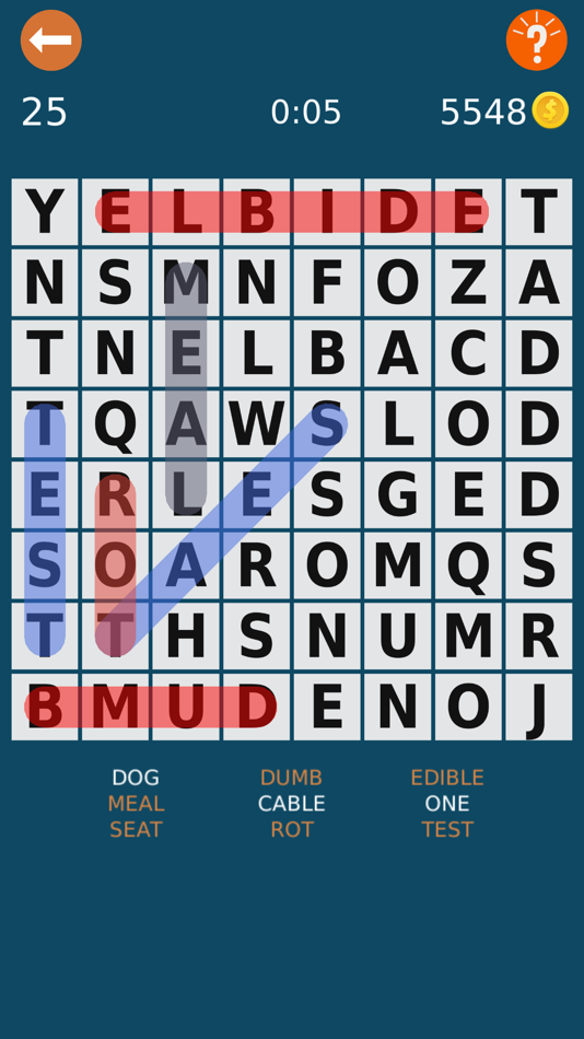 #2. Word Search Word Puzzle (iOS) By: Beata Skubala