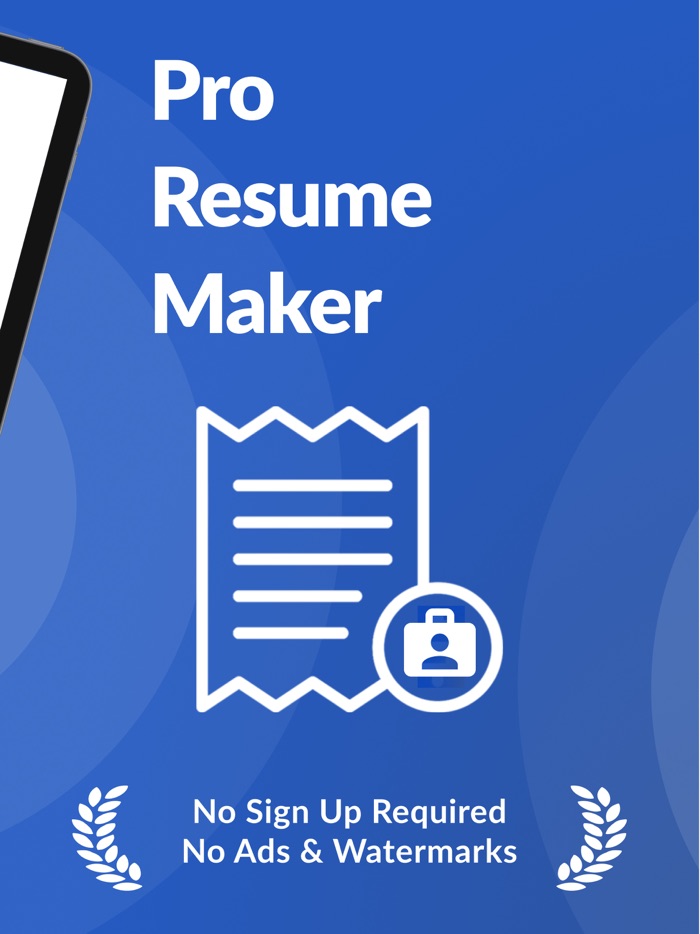 Resume Builder Maker App Pro