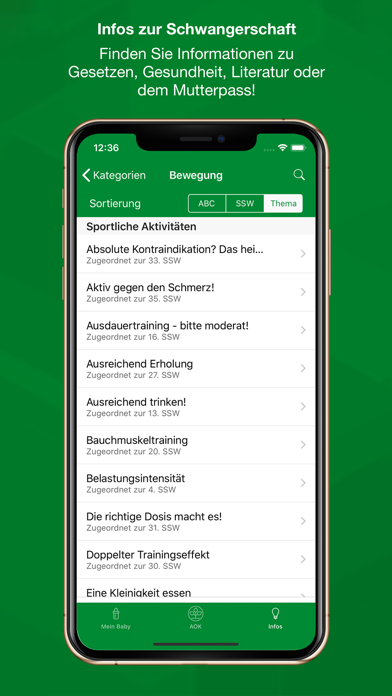 AOK Schwanger - Gesund Leben Screenshot