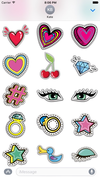 OMG 80's Stickers for iMessage