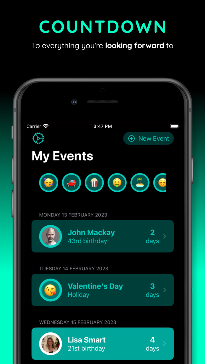 Looking FWD Event Countdown