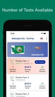 washington dol permit practice iphone screenshot 3