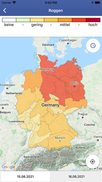 GesundheitsWetter Screenshot
