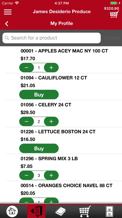 James Desiderio Produce