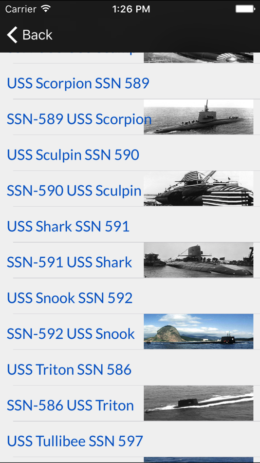 #2. Submarines of the US Navy (iOS) Podle: Historycentral.com