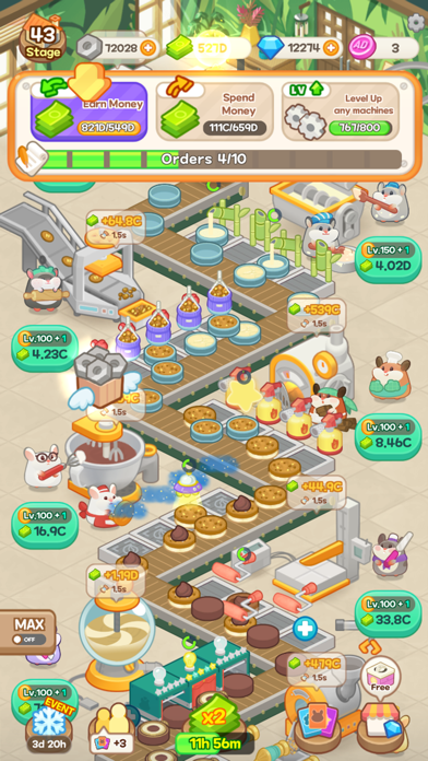 Screenshot #2 pour Hamster Tycoon : Cake Maker
