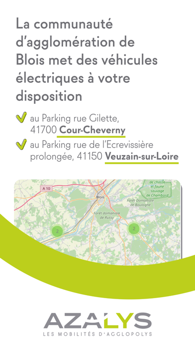Azalys Autopartage Screenshot