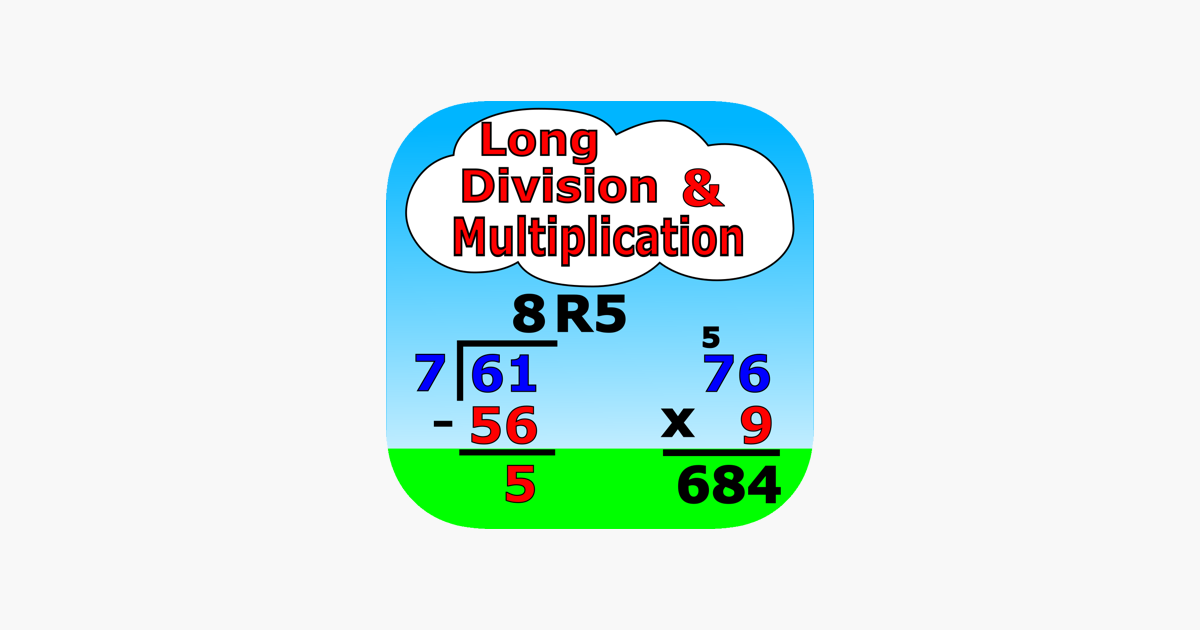 ‎Long Division & Multiplication on the App Store