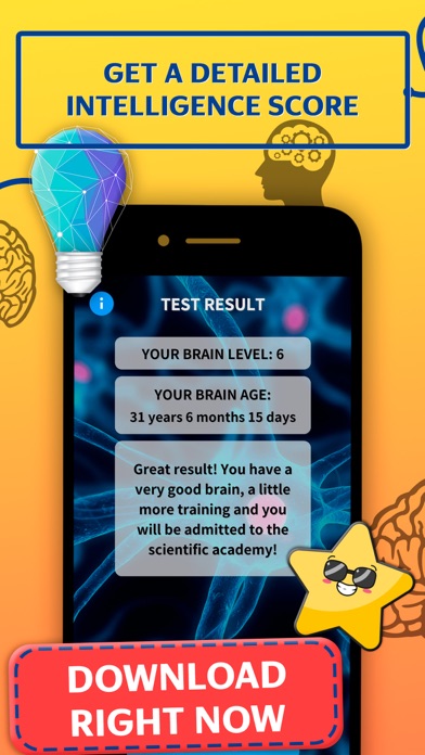 Brain Age Test - Mind Training Screenshot