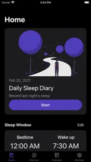 restful: cbt-i insomnia diary iphone screenshot 1