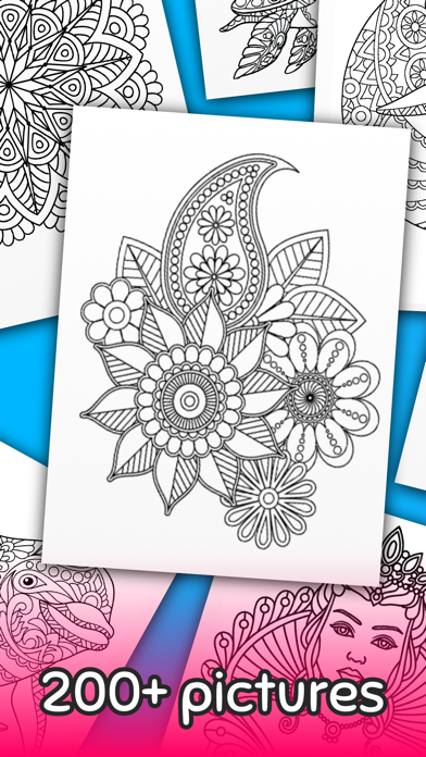 Mandala Coloring Pages Game Screenshot