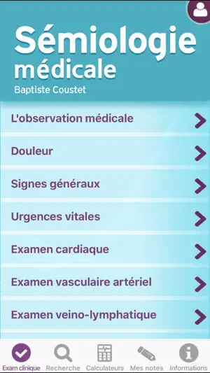 Sémiologie médicale screenshot 1