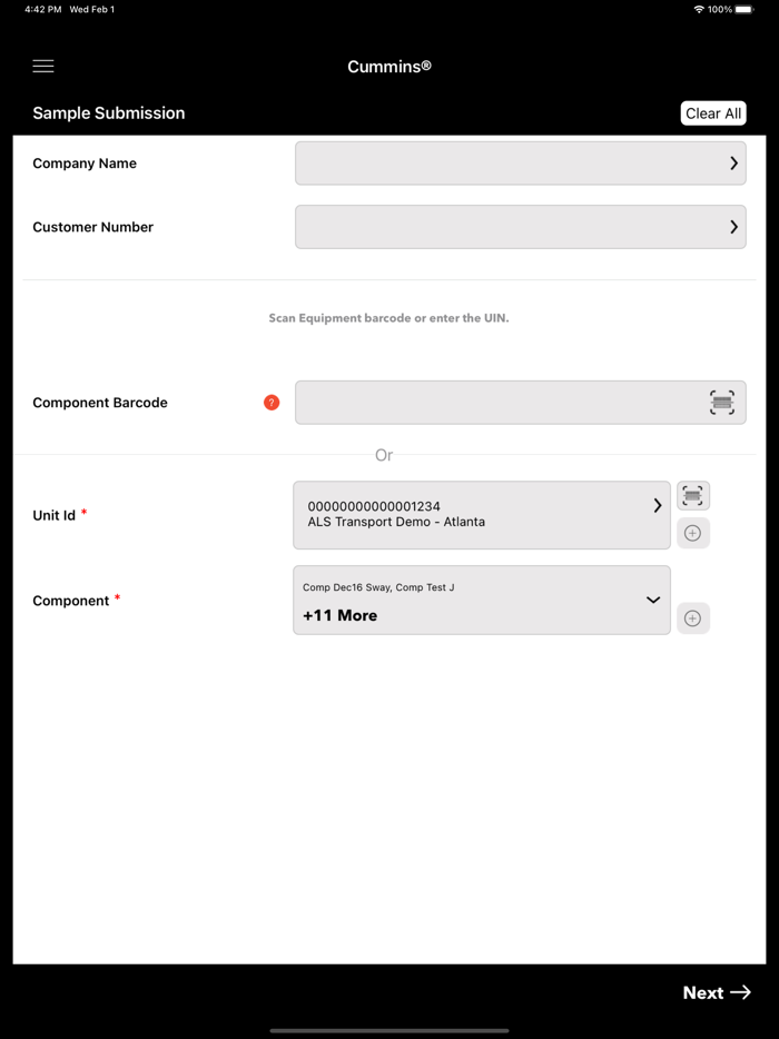 Cummins Active Care Testing