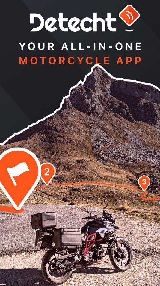 #1. Detecht - Motorcycle App & GPS (iOS) 由: Detecht Technologies AB