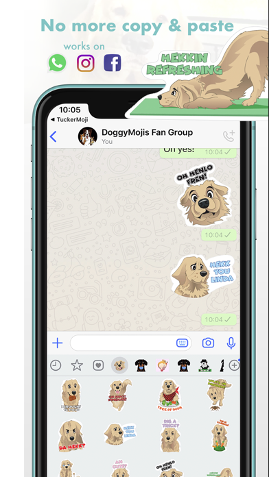 TuckerMoji - Tucker Budzyn Dog Screenshot