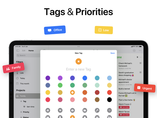 Tasks: Todo Lists & Kanban iPad app afbeelding 5