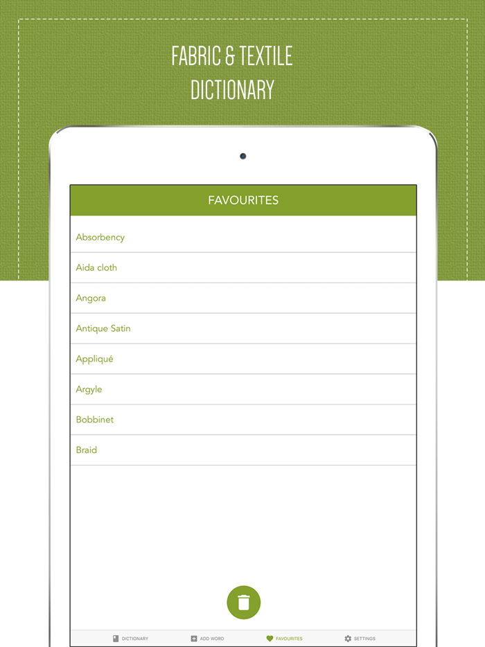 Fabric and Textile Dictionary