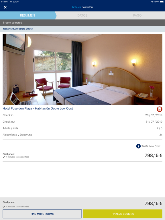 Screenshot #6 pour Hoteles Poseidón