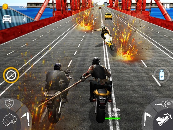 Crazy Moto- Bike Shooting Gameのおすすめ画像2