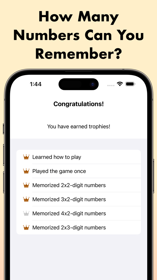 #5. Number Memory 25 (macOS) 由: T&T United Inc.