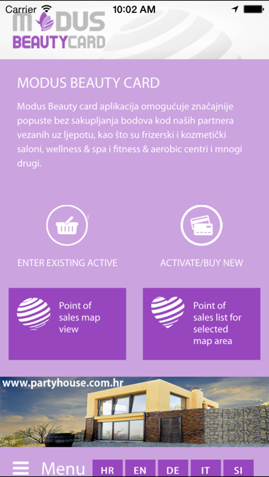 Screenshot #1 pour Modus Beauty Card
