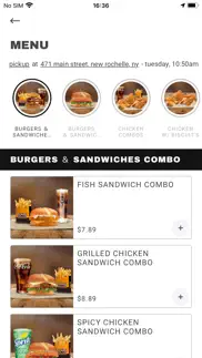 tex's chicken & burgers iphone screenshot 3