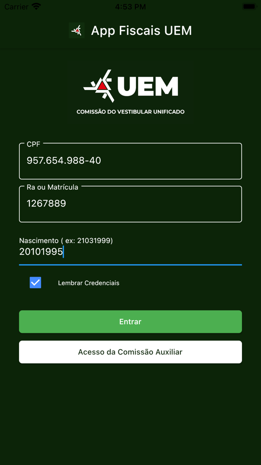 #2. App Fiscais UEM (iOS) By: Giancarlo Lucca