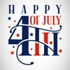4th of July Wishes Stickers icon