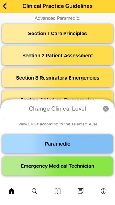 PHECC Field Guide App Screenshot