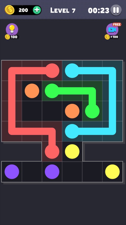 #4. Same Color: Connect The Dots (iOS) Podle: INDIEZ GLOBAL PTE. LTD.
