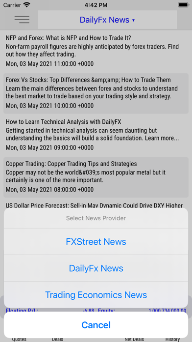 Aureus Trader Screenshot