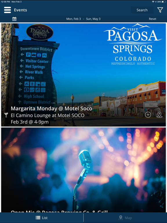 Visit Pagosa Springs iPad screenshot 6 - Travel app