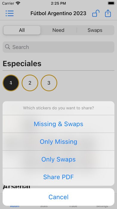 Figuritas: Sticker Collector Screenshot