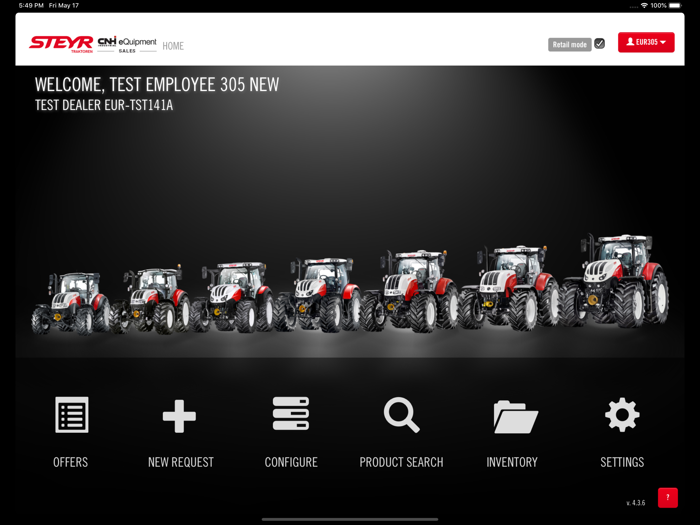 CNH IND eQuipment Sales