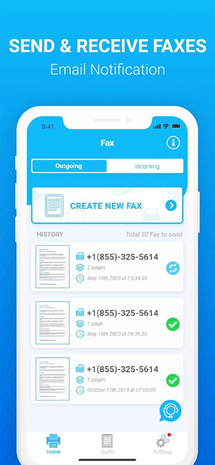 Fax From IPhone Send andReceive