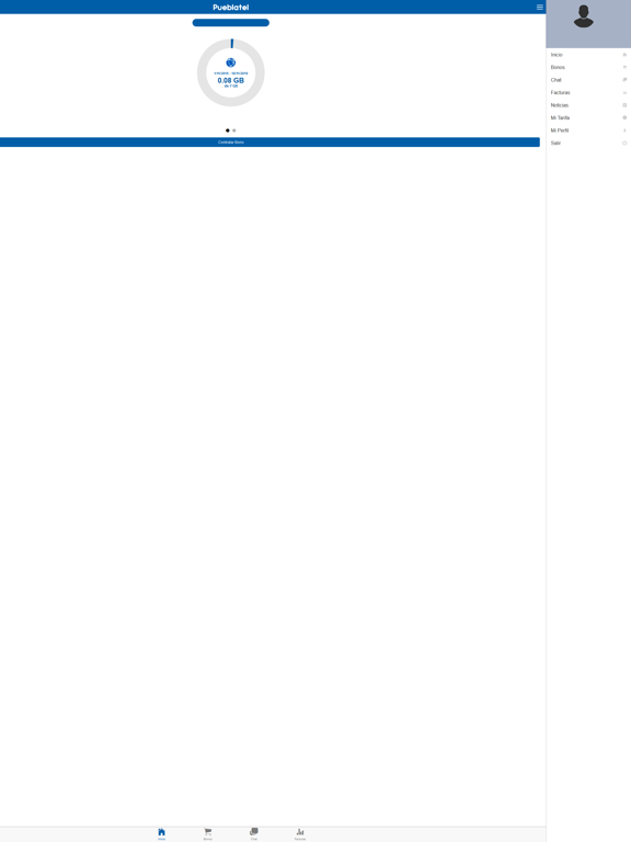 Molina Fibra iPad screenshot
